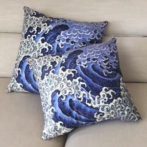 NEW JAPANESE WATER PRINT CUSHIONS